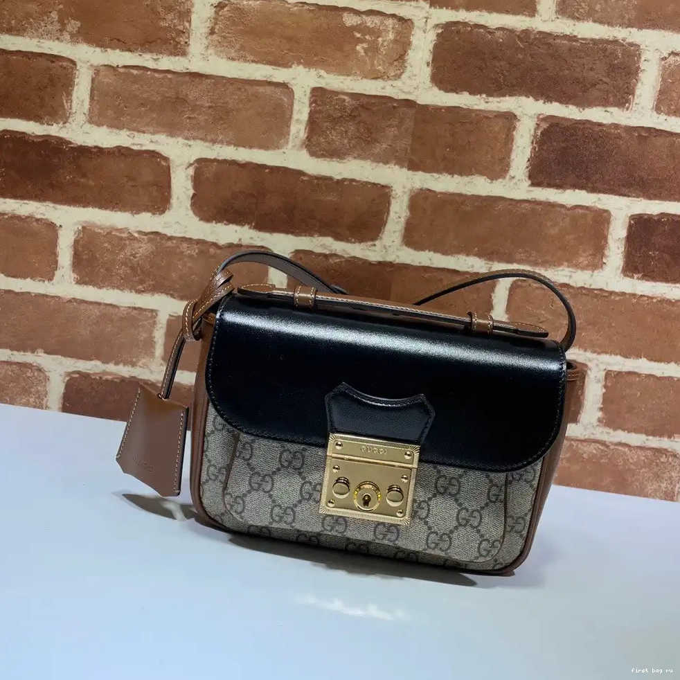 First bag ru bag mini Padlock GUCCI 0525